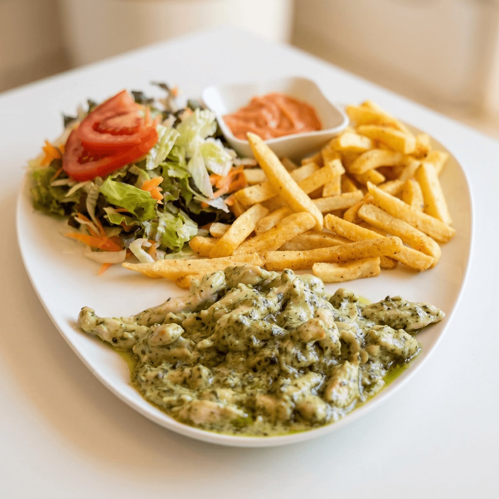 Pesto Soslu Tavuk