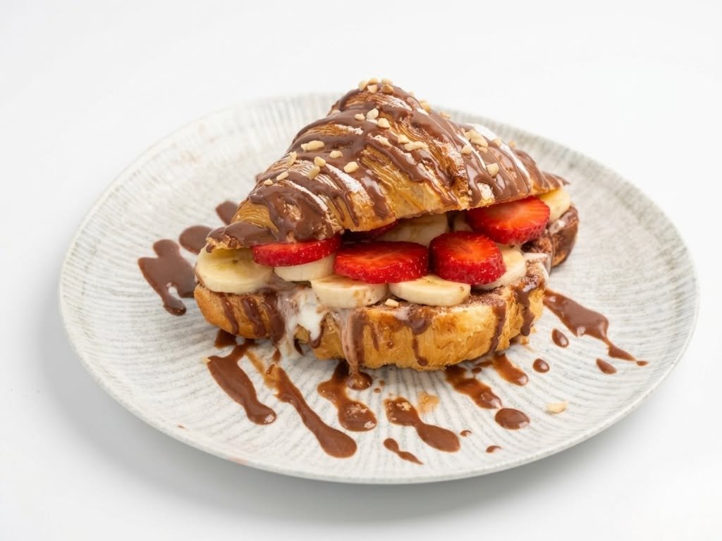 Croissant Nutella Fraise Banane